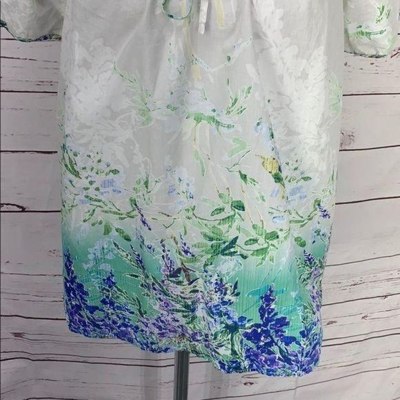 Hester & Orchard‎ XL peasant Floral Cap Sleeve Top Blouse - Picture 5 of 9